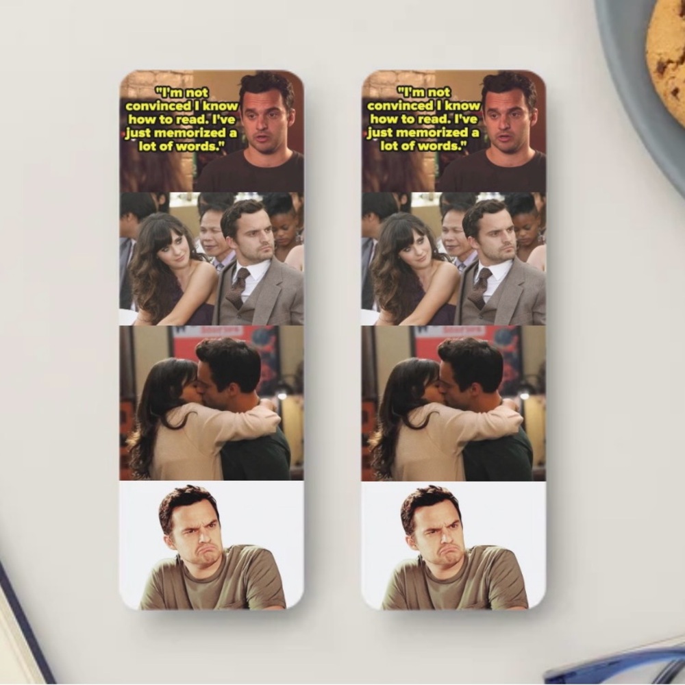 New girl Nick Miller Bookmarks